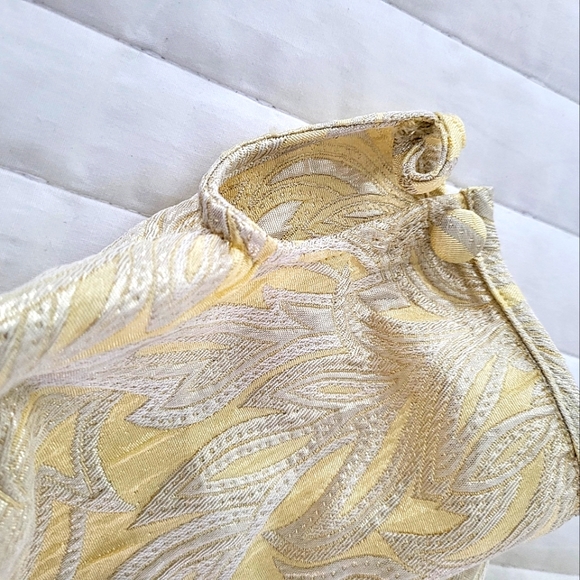 Jacquard Floral Single Button Blazer Jacket Vintage #SALE - Picture 4 of 8